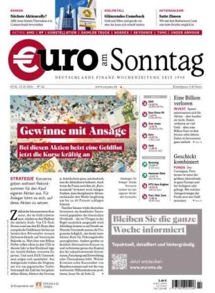 Euro am Sonntag - 10 Oktober 2026