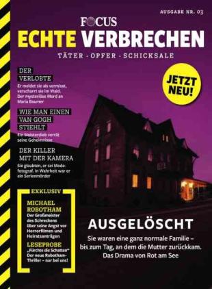 Focus Echte Verbrechen - November 2020