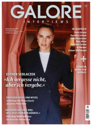 Galore Interviews - Oktober-November 2026