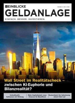 marktEINBLICKE Geldanlage - 15 Oktober 2026