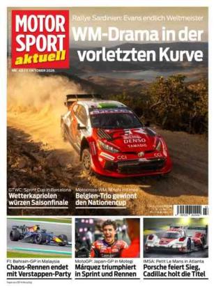 Motorsport aktuell - 6 Oktober 2026