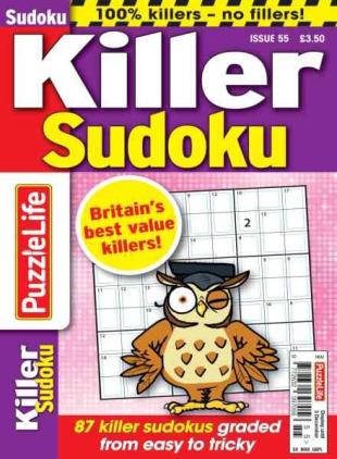 PuzzleLife Killer Sudoku - October 2026
