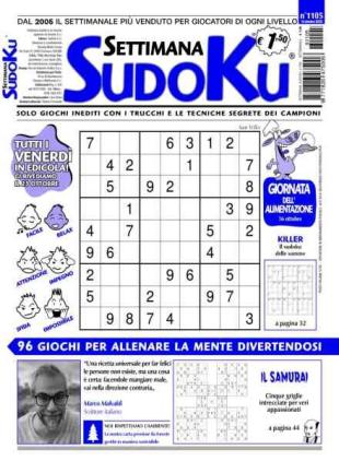 Settimana Sudoku - 16 Ottobre 2026