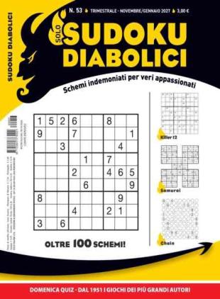 Solo Sudoku Diabolici - Novembre 2026 - Gennaio 2027