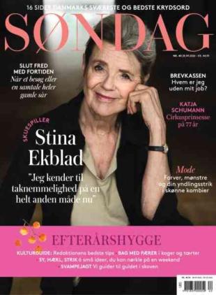Sondag - 28 September 2026