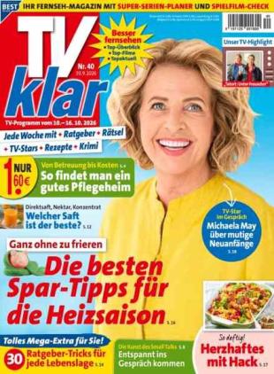 TV Klar - 1 Oktober 2026