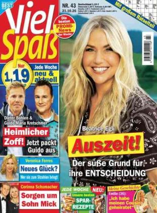 Viel Spass - 21 Oktober 2026