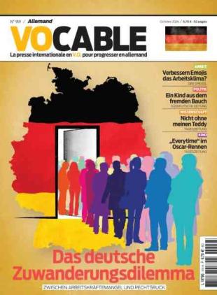 Vocable Allemand - Octobre 2026
